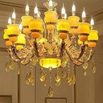 Đèn Chùm Chao Đá Ngọc  CN-8802/15