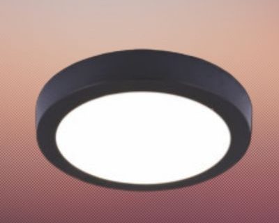 Đèn led ốp trần tròn cao cấp 18w viền đen model MSS-533D. Đèn ốp nổi viền đen 18w hiệu Euroto MSS-533D