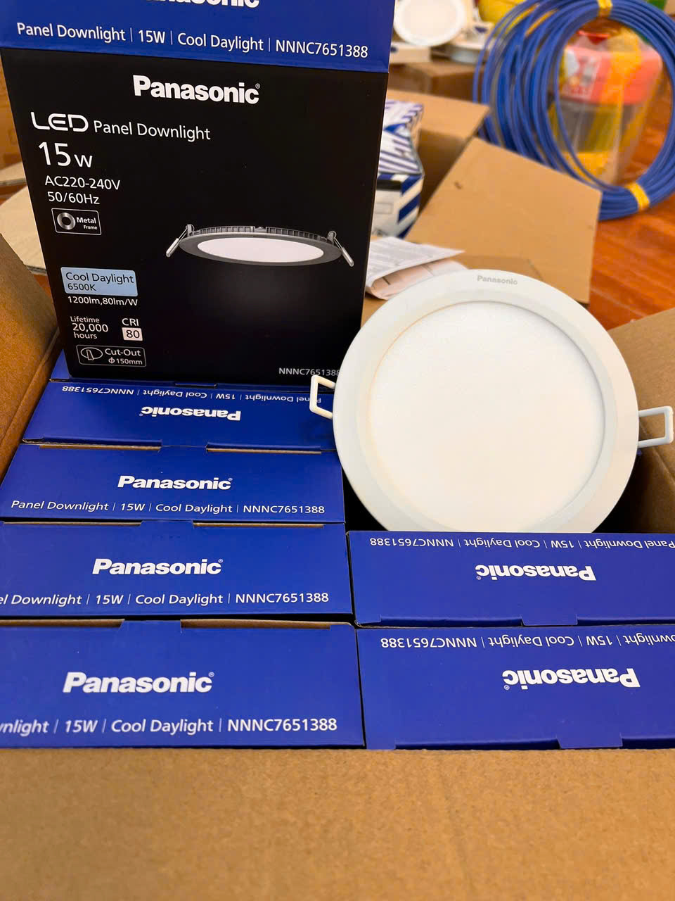 Đèn led âm trần tròn 9w