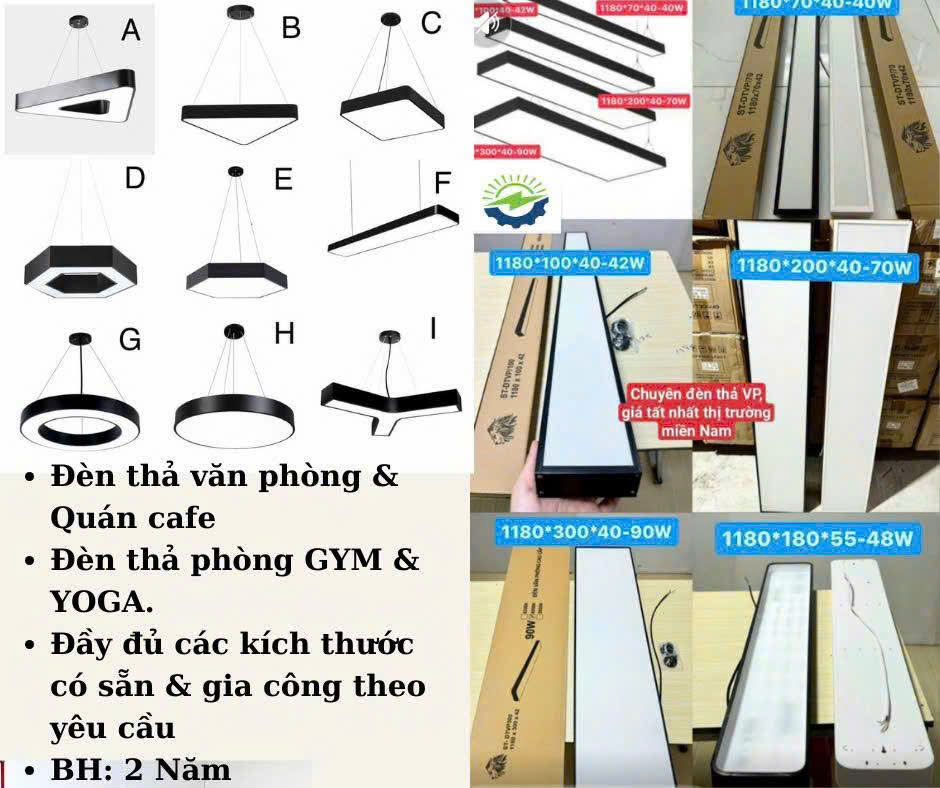 đèn thả văn phòng